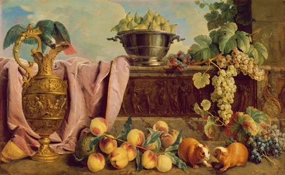 Stillleben mit einem Krug, 1734